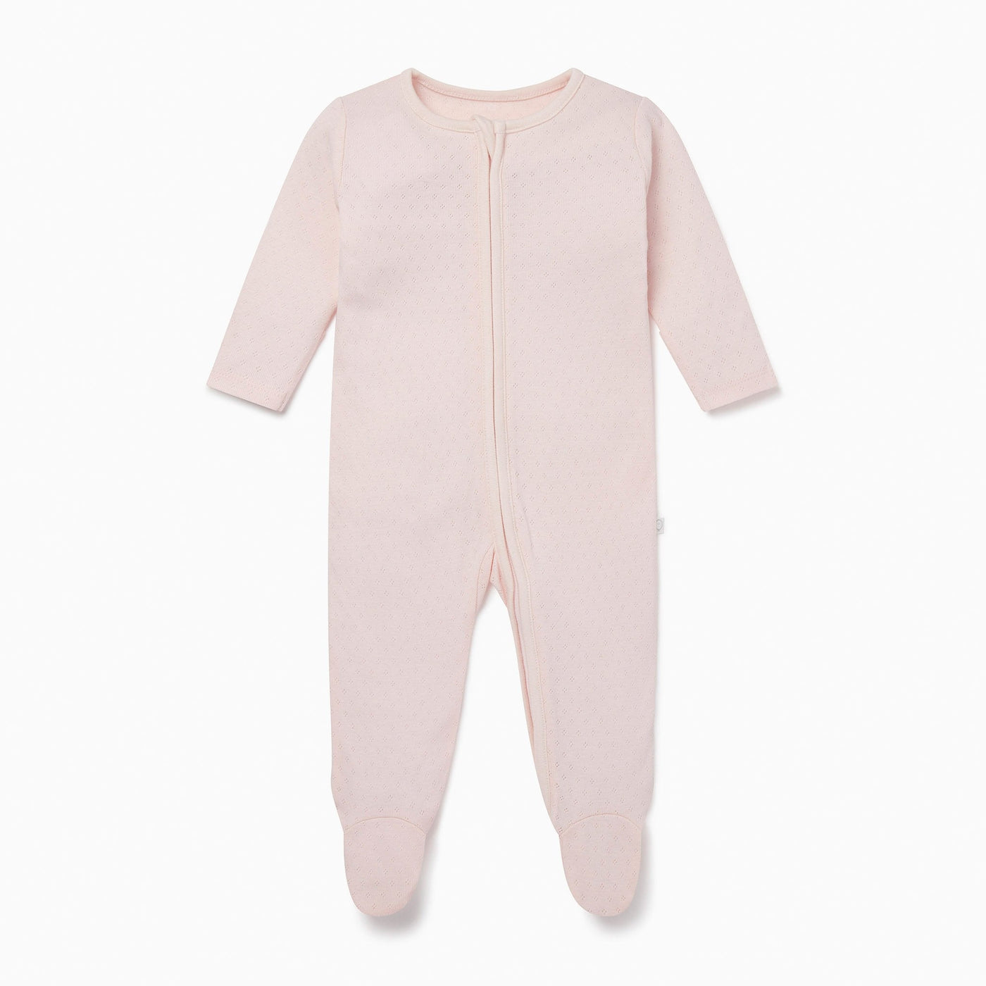 Pointelle Clever Zip Sleepsuit