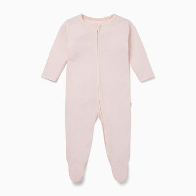 Pointelle Clever Zip Sleepsuit
