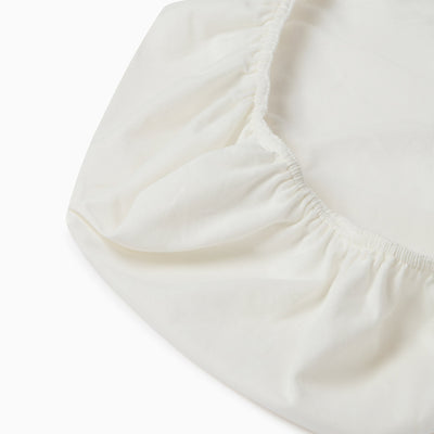 White Moses Basket Fitted Sheet