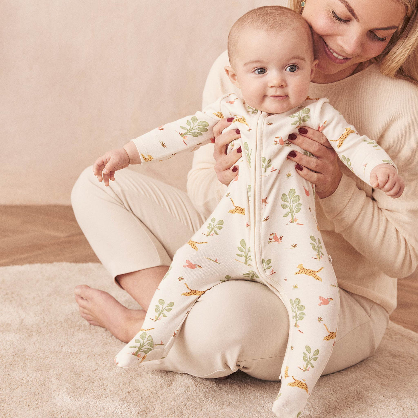 Rainforest Clever Zip Sleepsuit