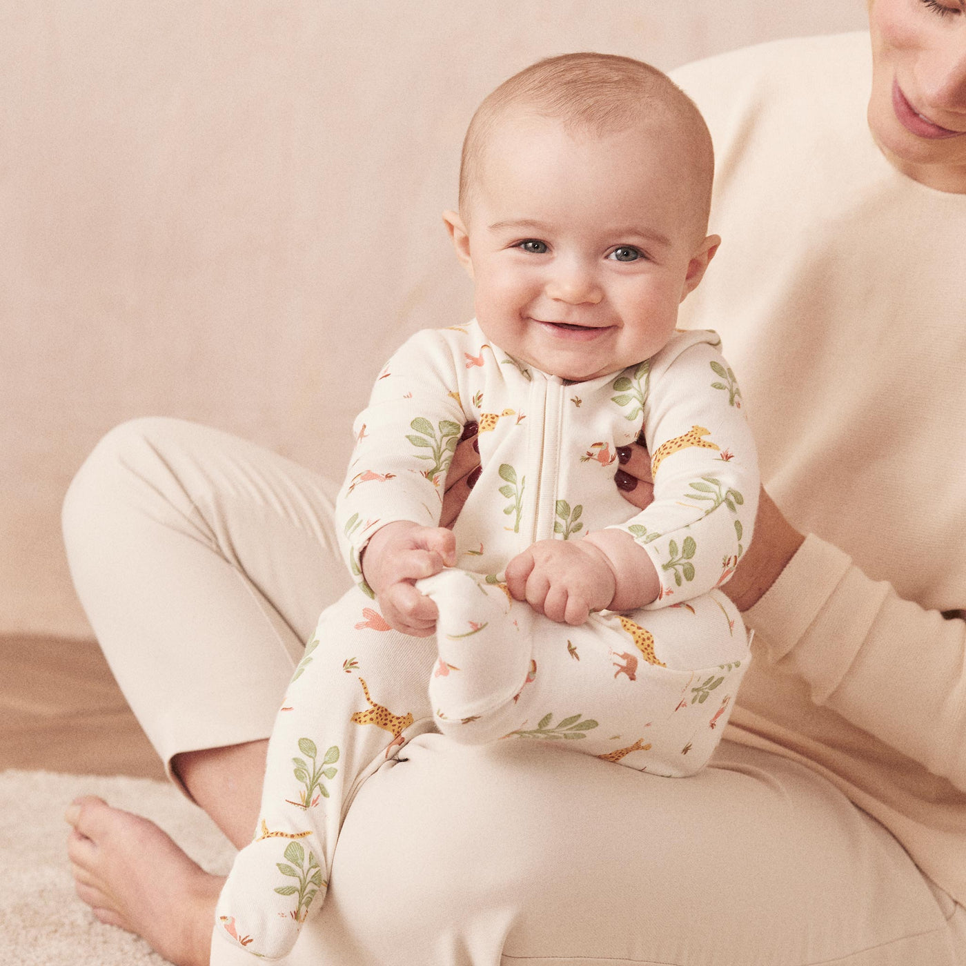 Rainforest Clever Zip Sleepsuit