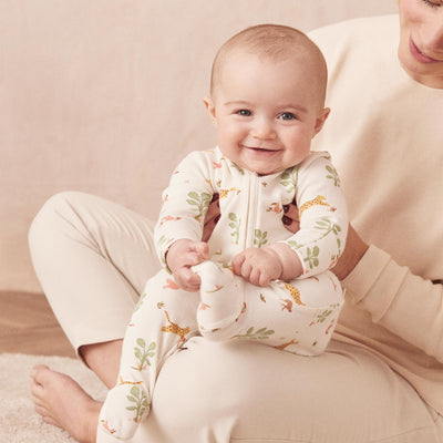 Rainforest Clever Zip Sleepsuit