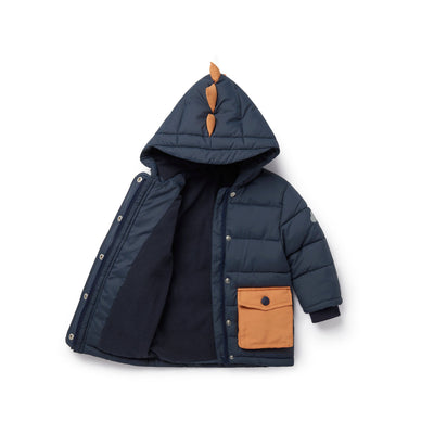 Recycled Waterproof Padded Dino Coat