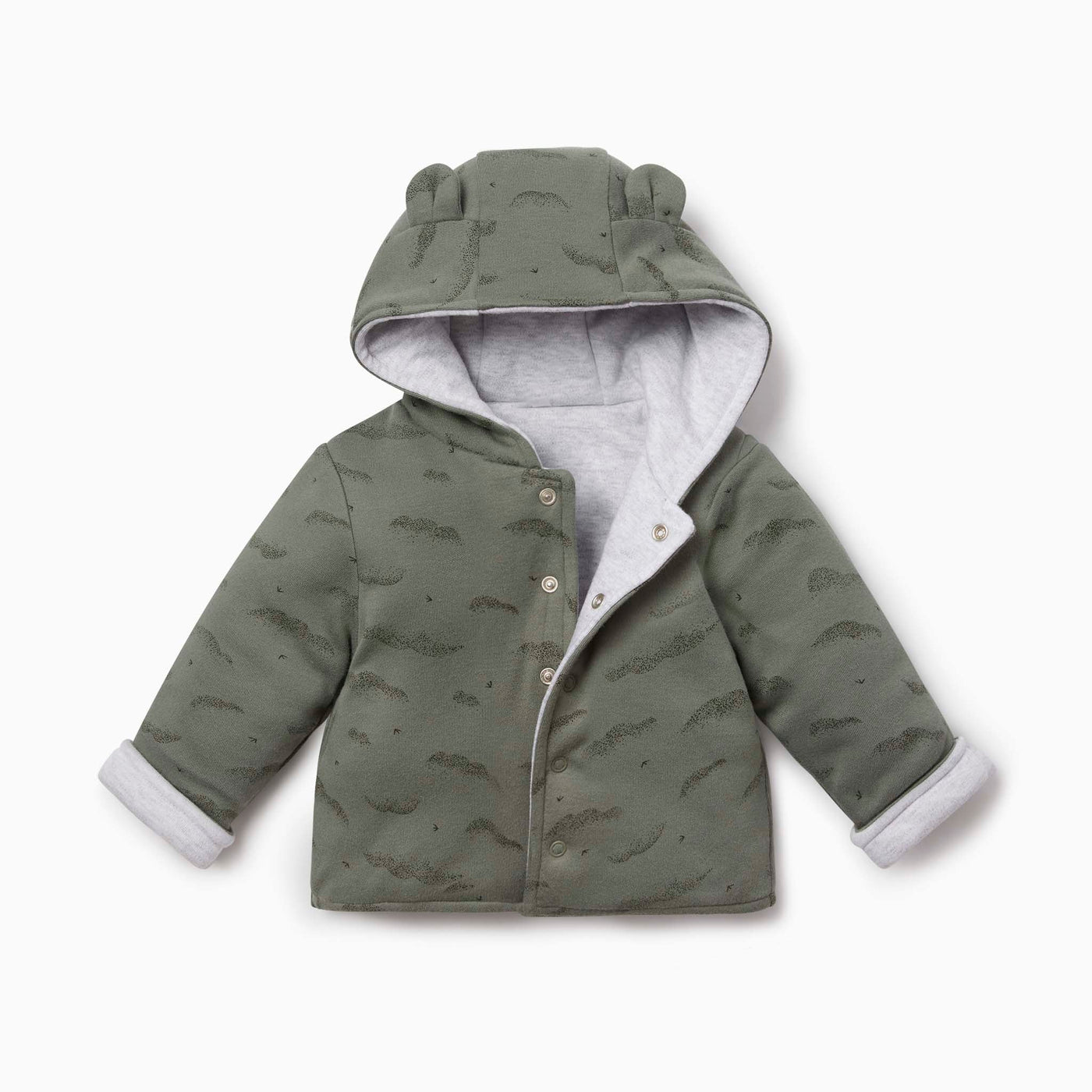 Khaki Cloud Reversible Coat
