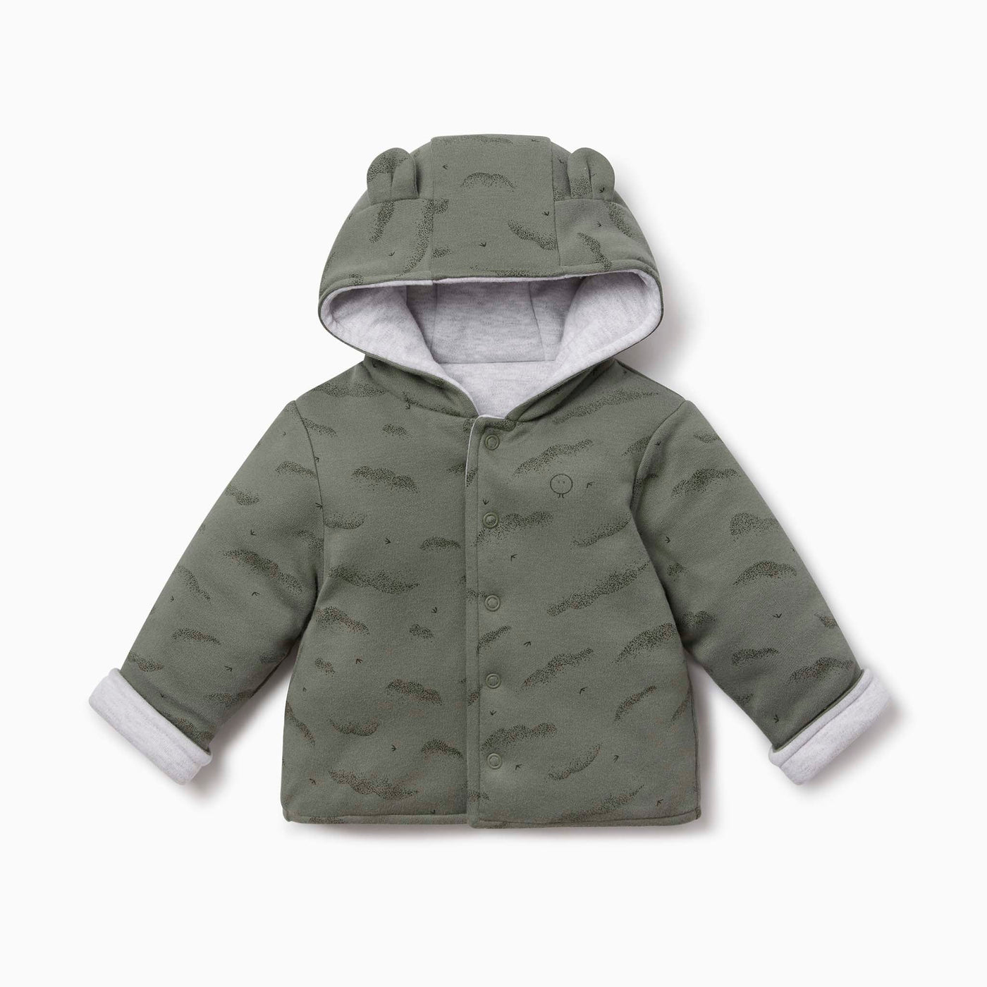 Khaki Cloud Reversible Coat