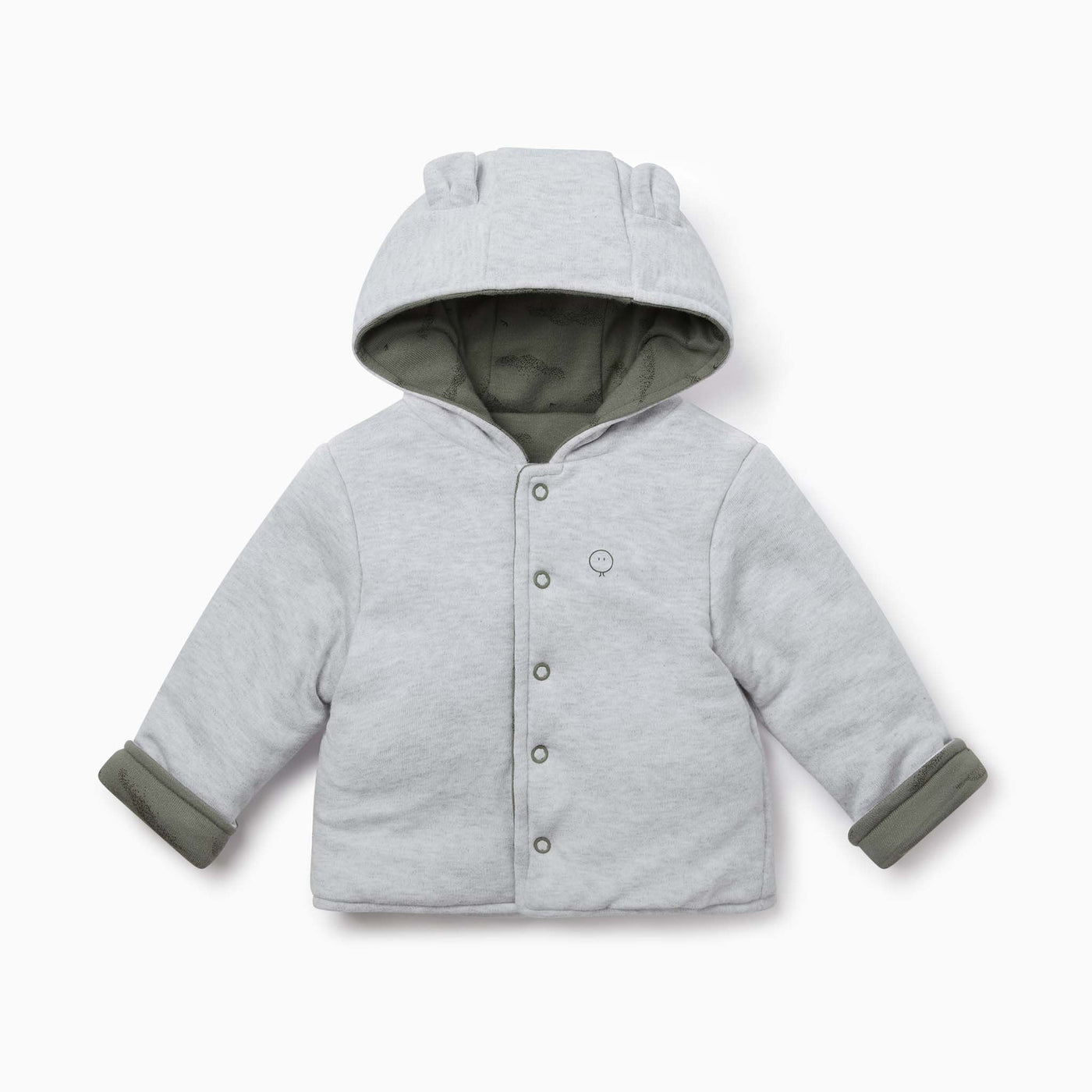 Khaki Cloud Reversible Coat