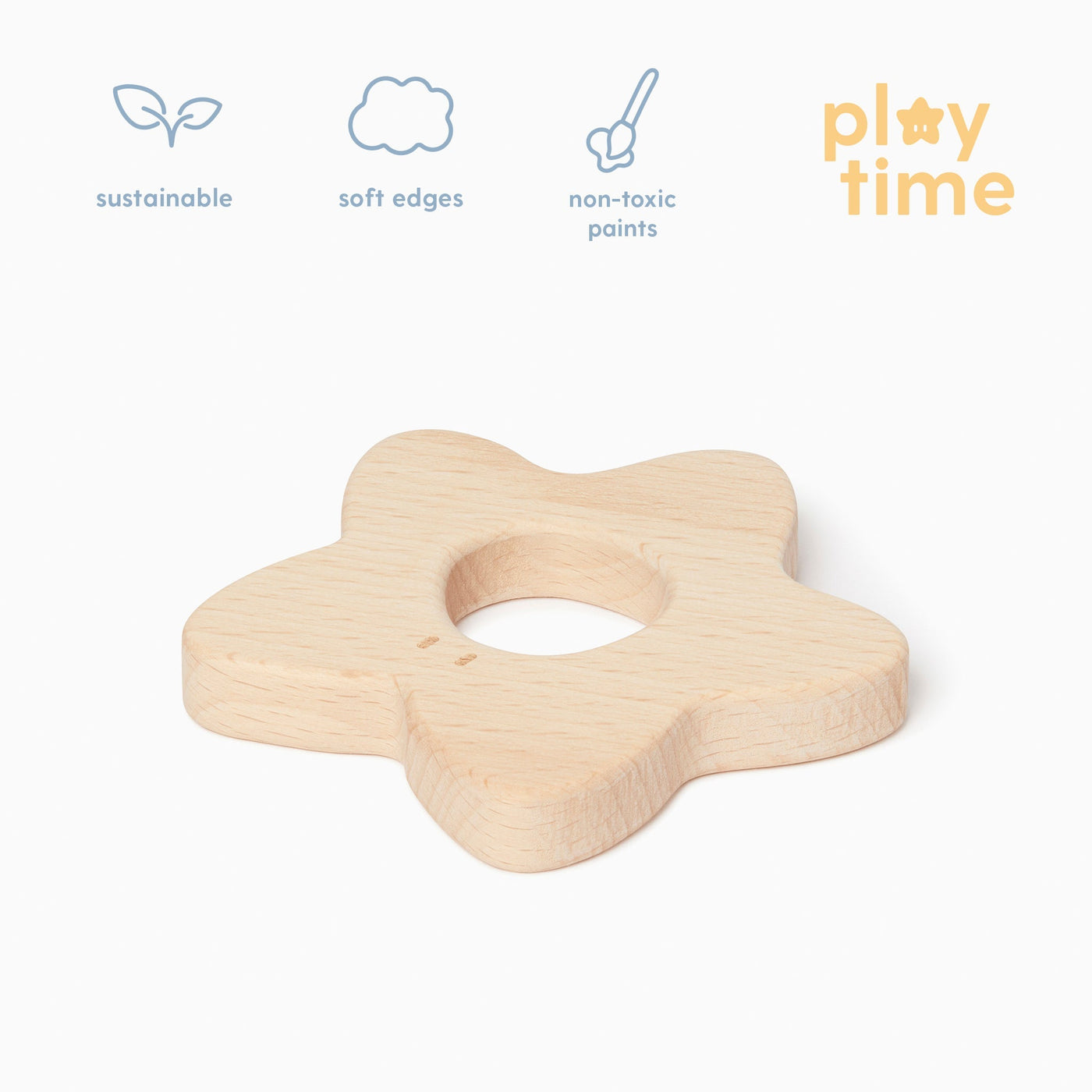 Wooden Star Teether
