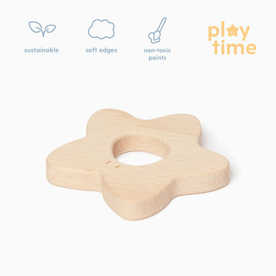 Wooden Star Teether