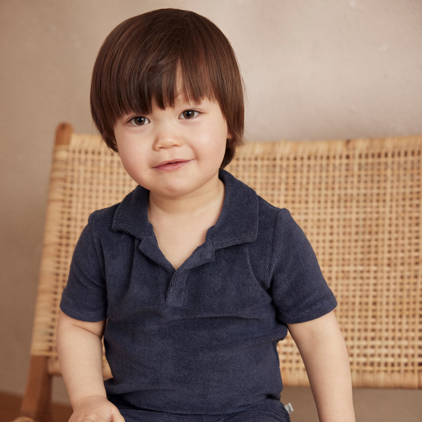 Terry Towelling Polo Shirt