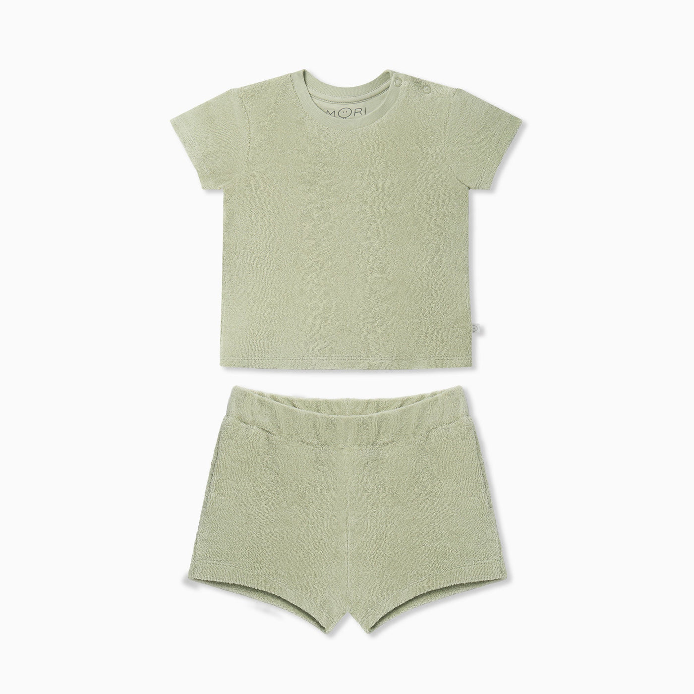 Terry Towelling T-Shirt & Shorts Outfit
