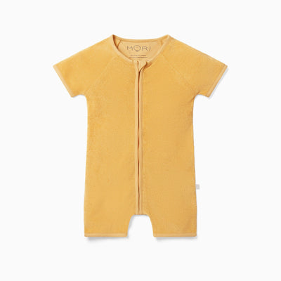 Terry Towelling Zip-Up Romper