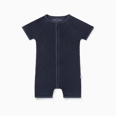 Terry Towelling Zip-Up Romper