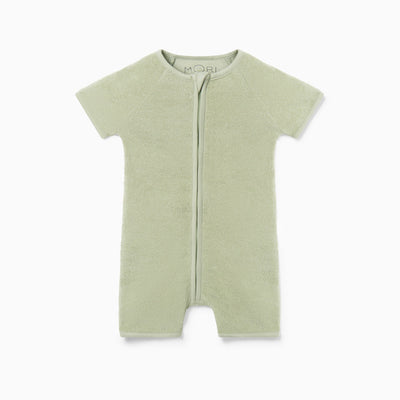 Terry Towelling Zip-Up Romper