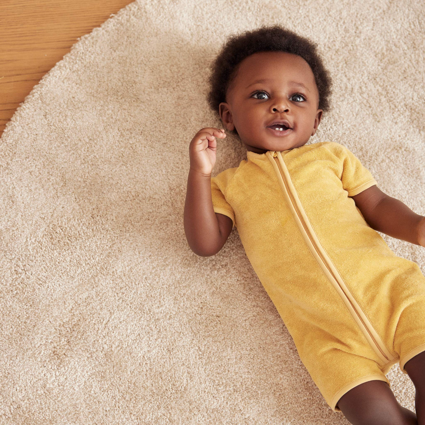 Terry Towelling Zip-Up Romper