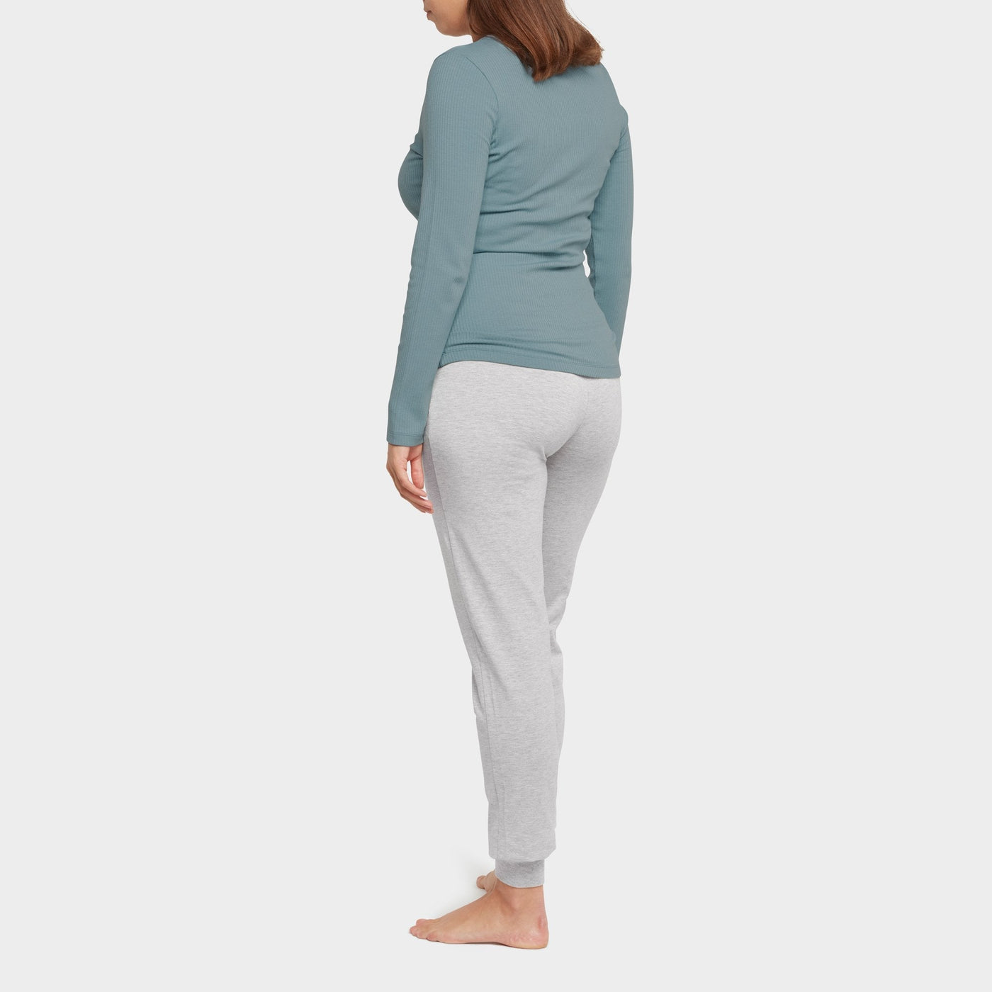 Mama Ribbed Long Sleeve T-Shirt & Joggers Outfit