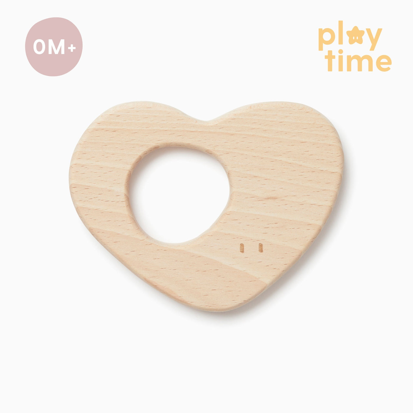 Wooden Heart Teether