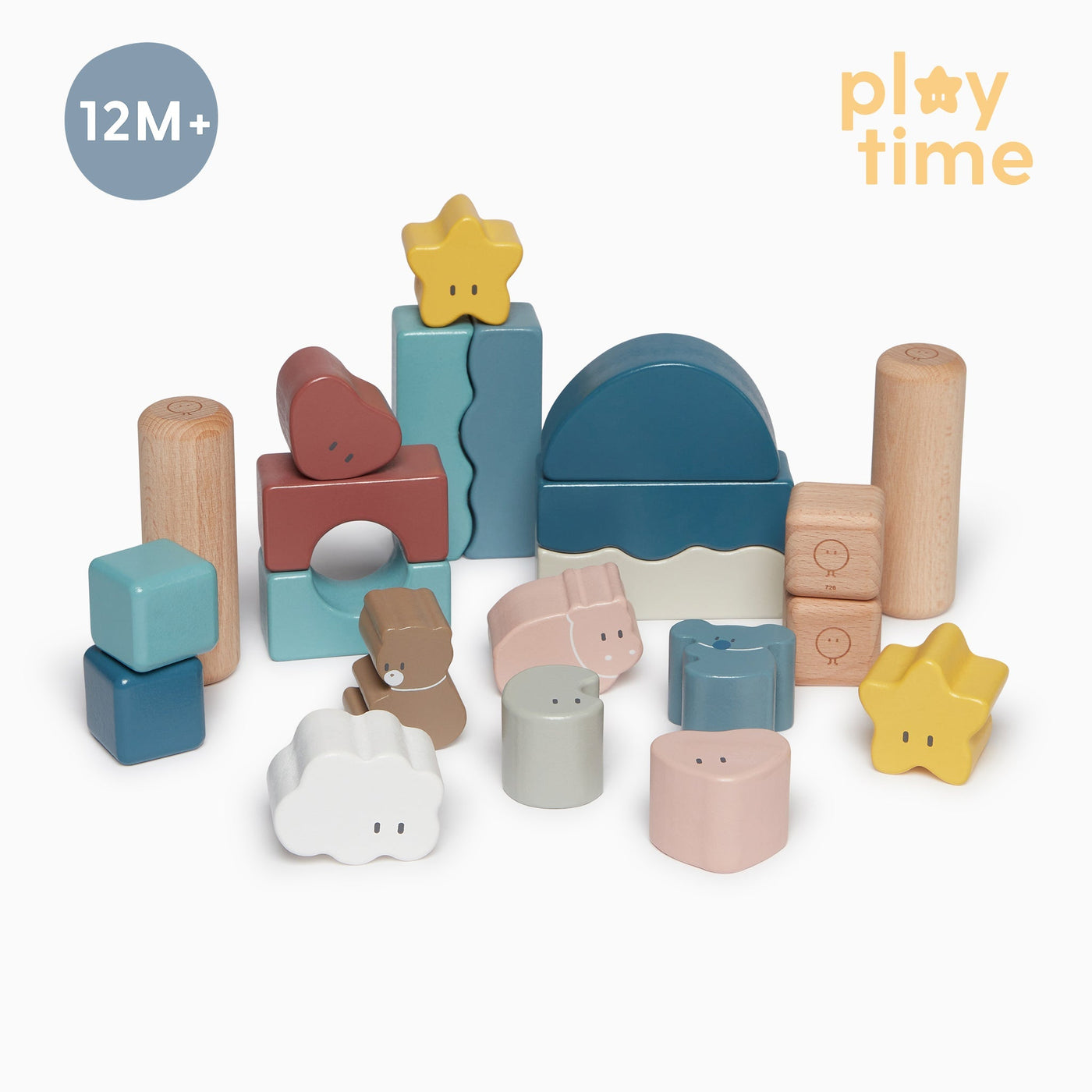 Wooden Little World Building Blocks