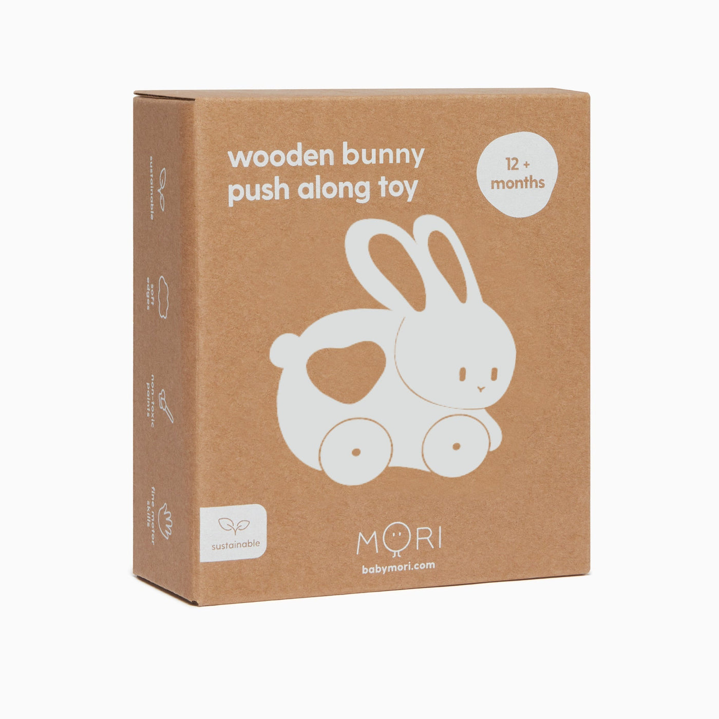 Wooden Bunny Push Along Toy