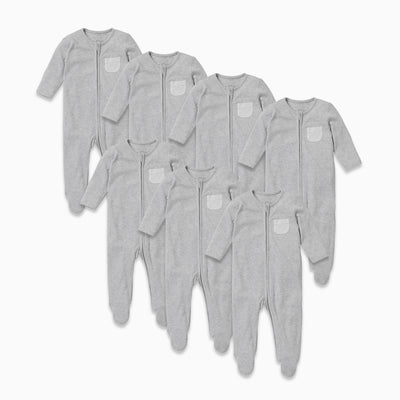 Clever Zip Sleepsuit 7 Pack