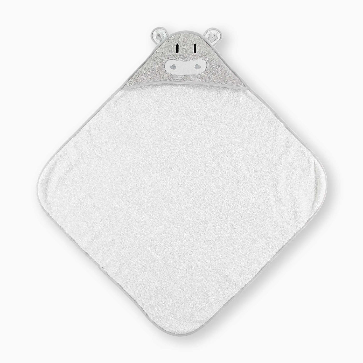 Hippo Hooded Baby Towel