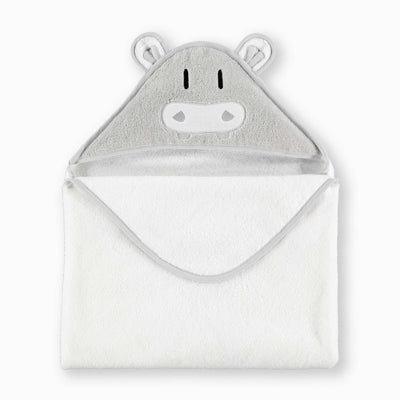 Hippo Hooded Baby Towel