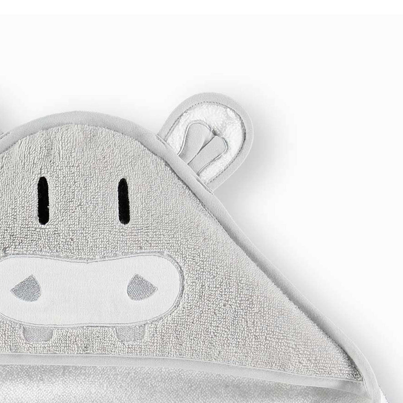 Hippo Hooded Baby Towel