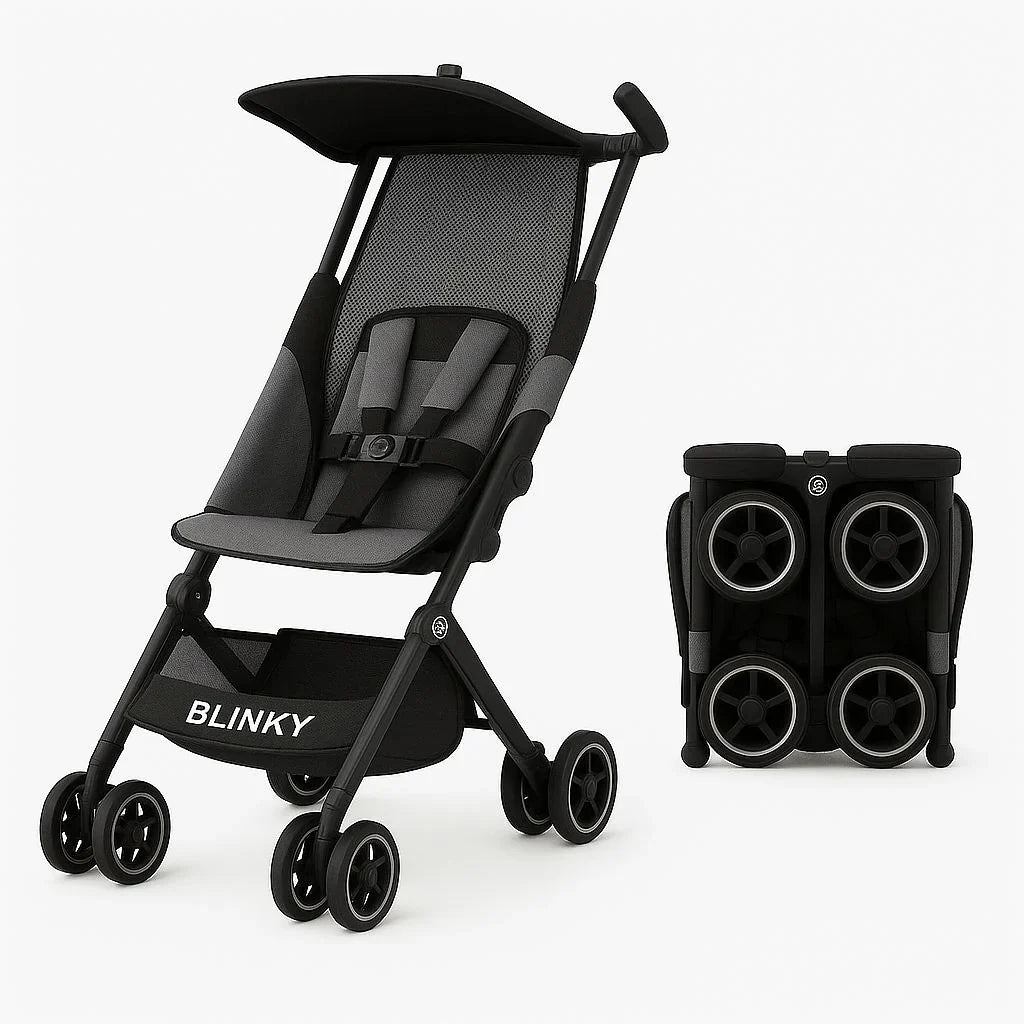 Blinky Air 2 All-Terrain Lightweight Travel Stroller with Reclining Seat