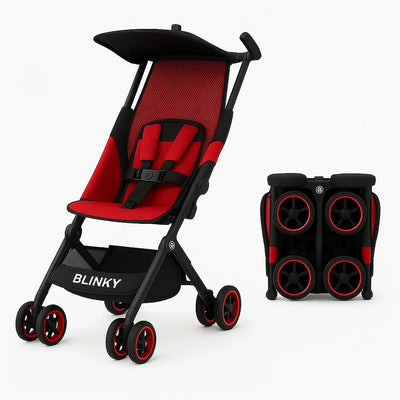 Blinky Air 2 All-Terrain Lightweight Travel Stroller with Reclining Seat
