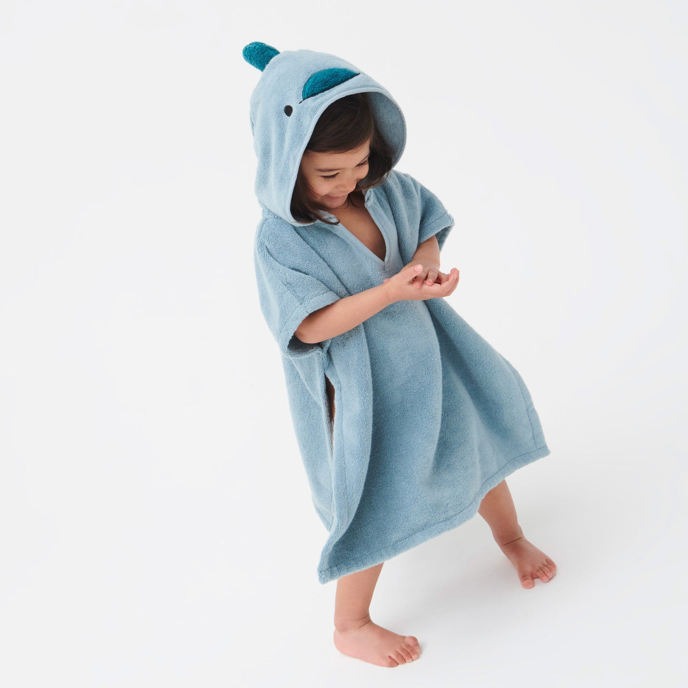 Hooded Dolphin Poncho Towel