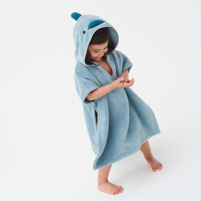 Hooded Dolphin Poncho Towel