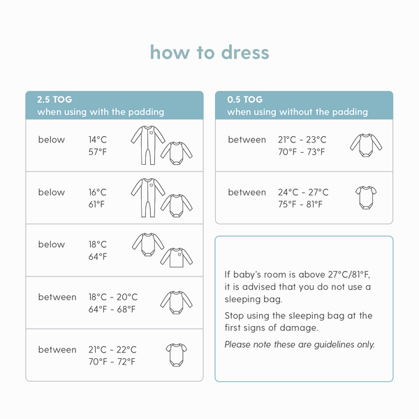 Ribbed Front Opening Sleeping Bag 2.5 TOG