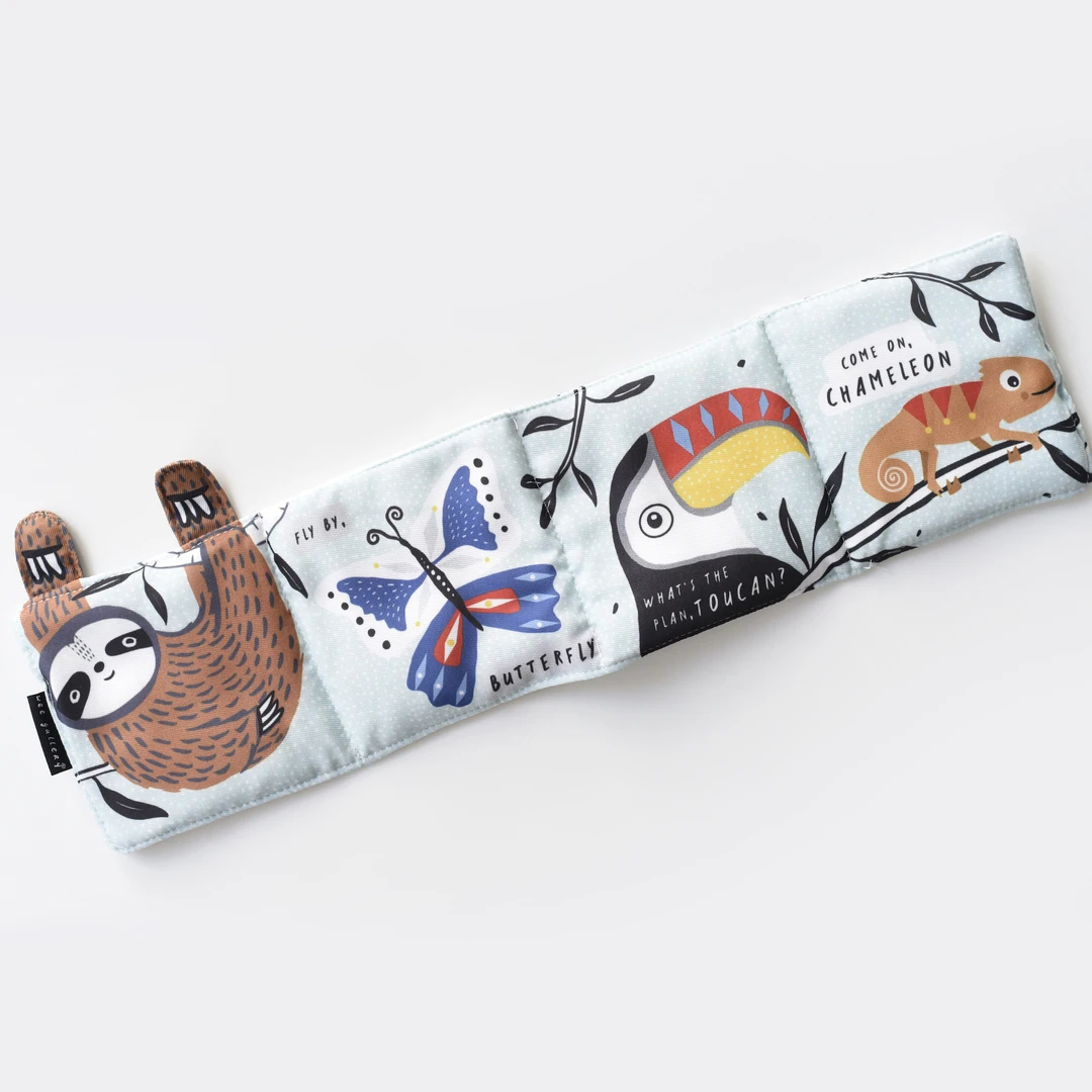 Wee Gallery Sloth Soft Cloth Book