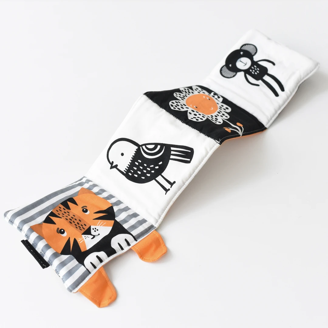 Wee Gallery Tiptoe Tiger Soft Cloth Book