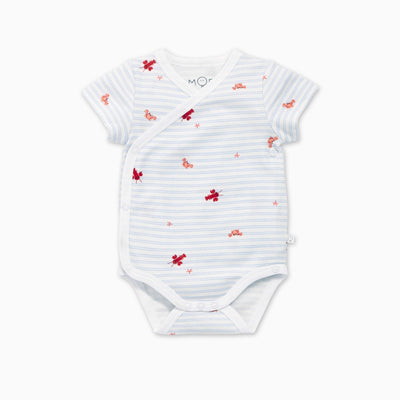 Ocean Kimono Bodysuit & Ribbed Joggers