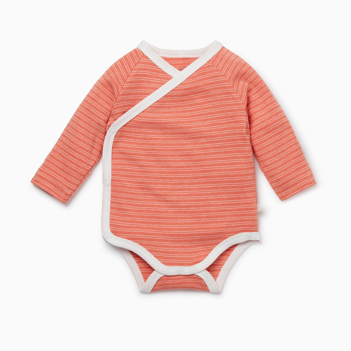 Coral Stripe Kimono Bodysuit 4 Pack