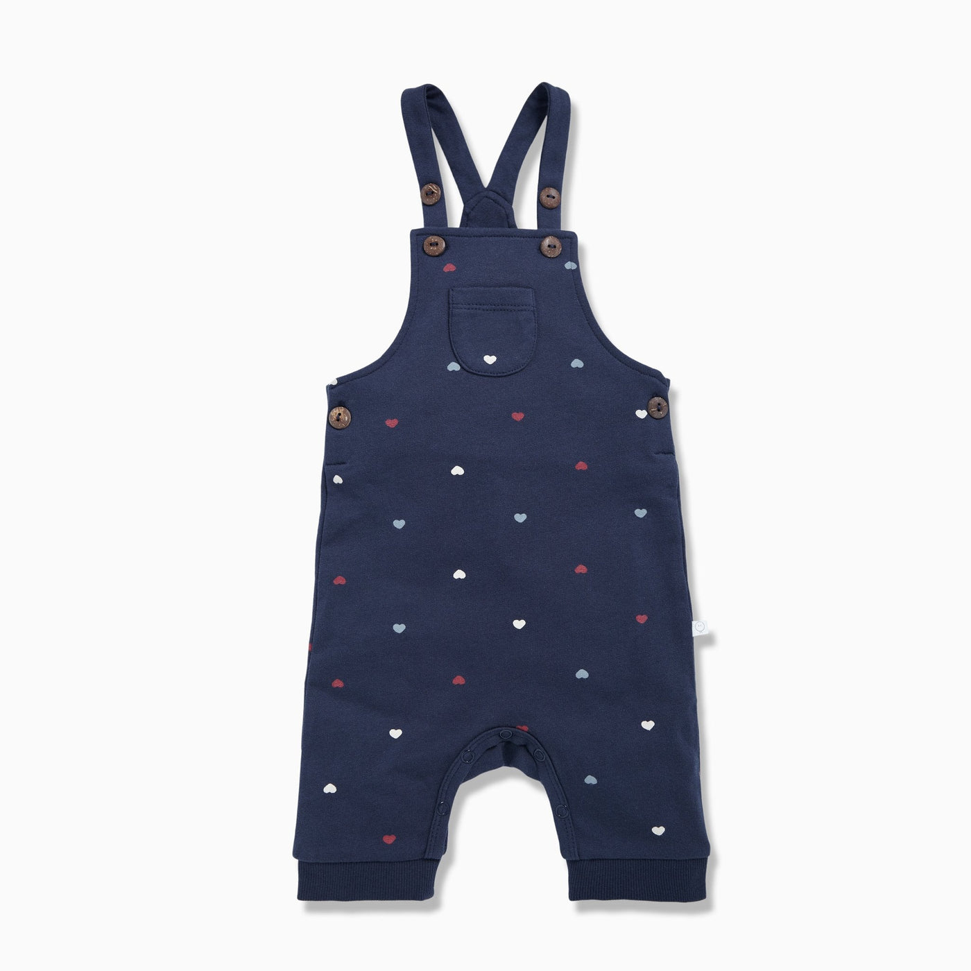 Hearts Dungaree & Bodysuit