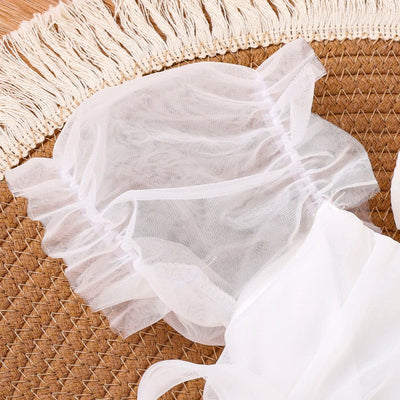 Baby Tulle Dress Set with Bow Headband