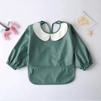 Baby Waterproof Long Sleeve Bib