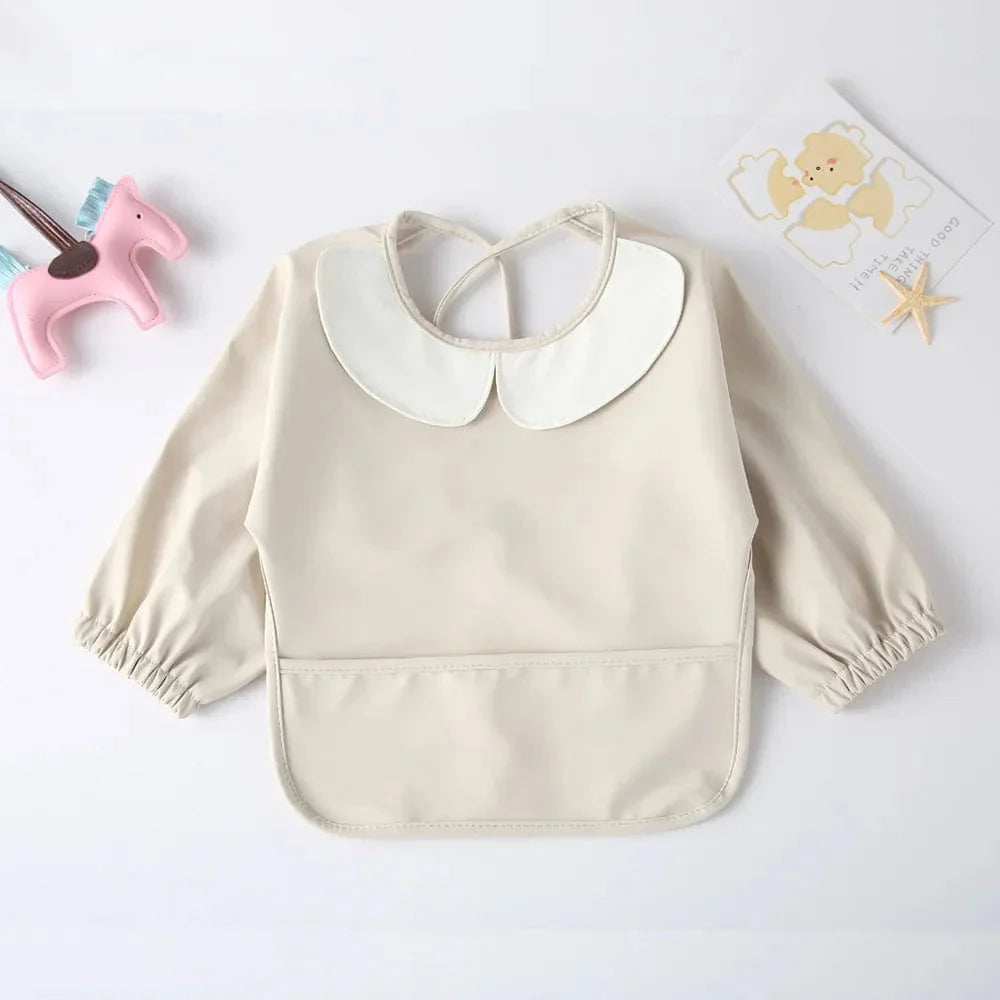 Baby Waterproof Long Sleeve Bib