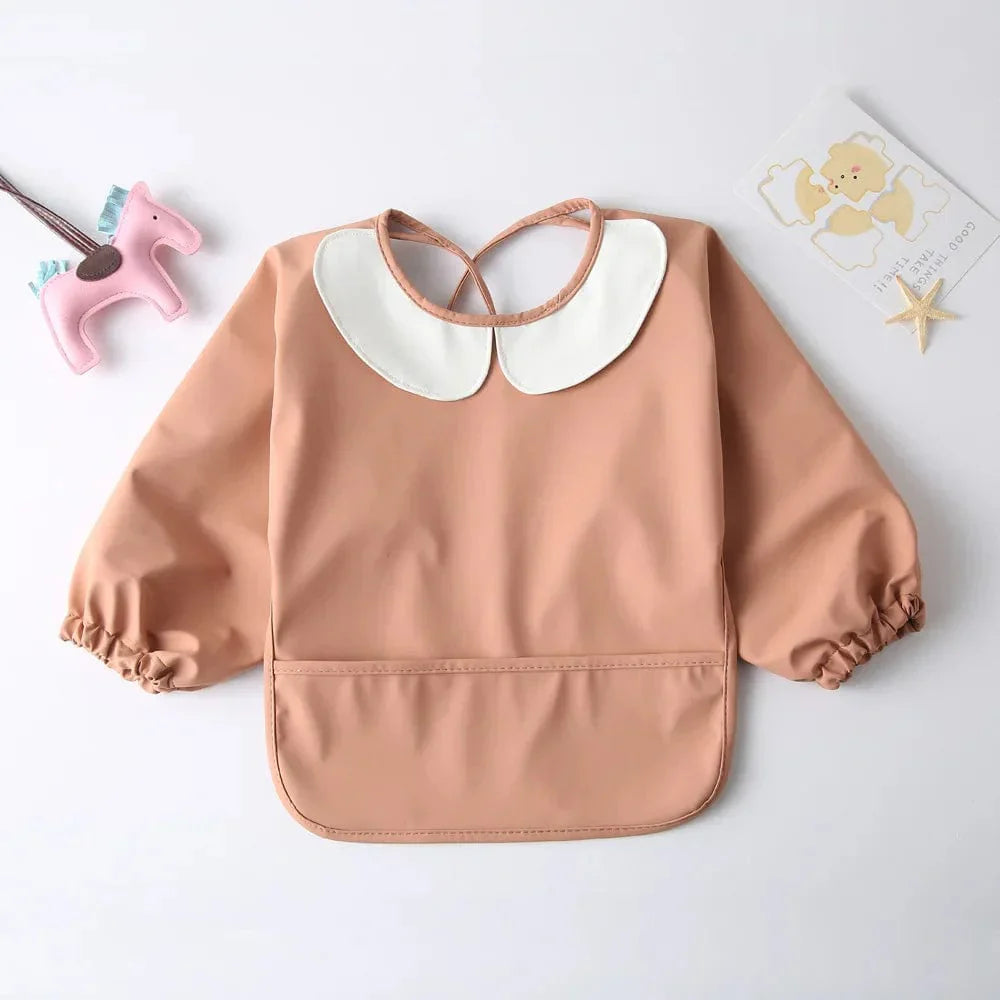 Baby Waterproof Long Sleeve Bib