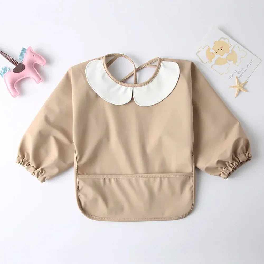 Baby Waterproof Long Sleeve Bib