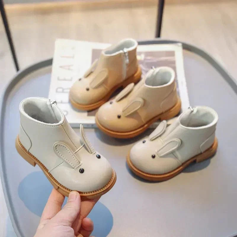Bunny Design Baby Leather Boots