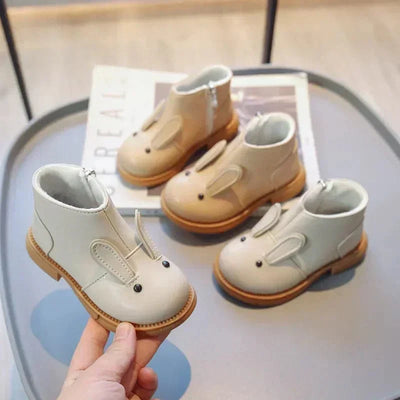 Bunny Design Baby Leather Boots