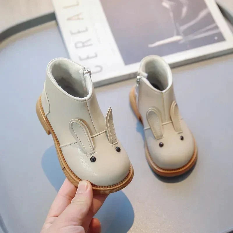 Bunny Design Baby Leather Boots