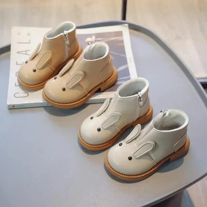 Bunny Design Baby Leather Boots