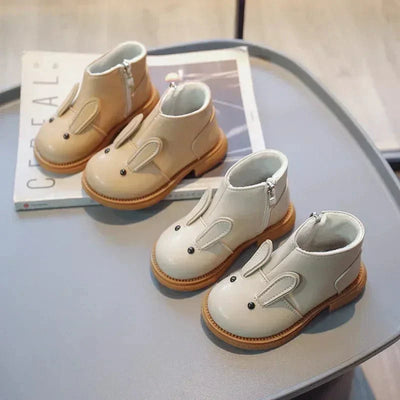 Bunny Design Baby Leather Boots