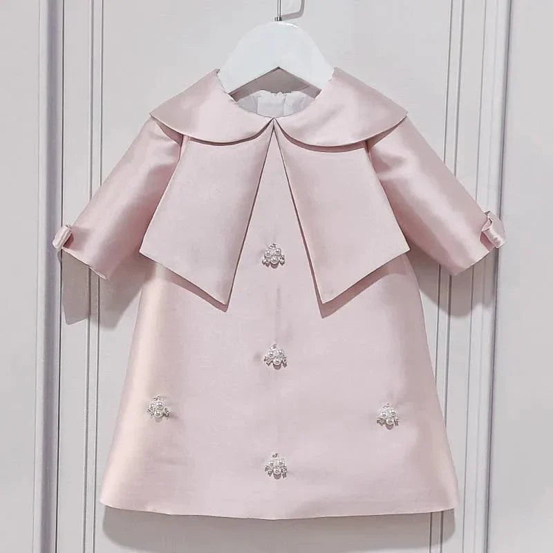 Elegant Satin Girls Dress