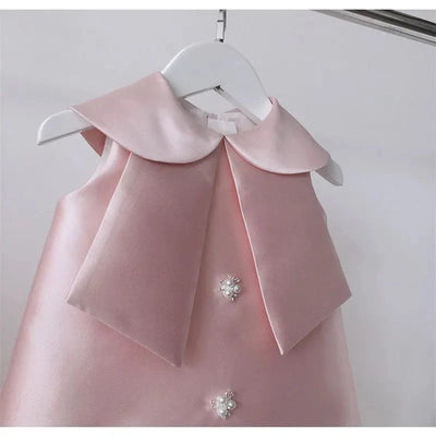 Elegant Satin Girls Dress