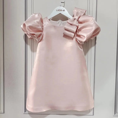 Elegant Satin Girls Dress