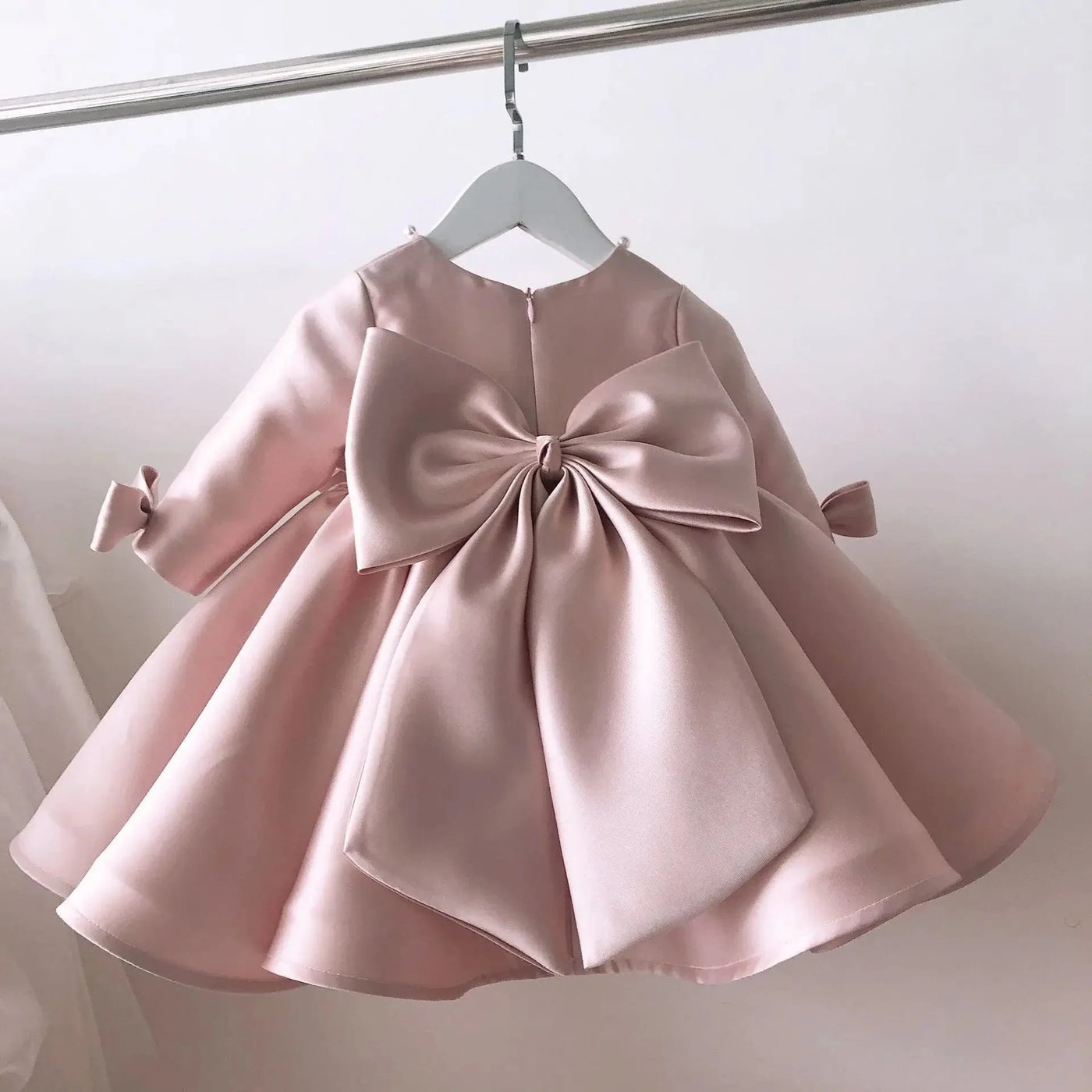 Elegant Satin Girls Dress